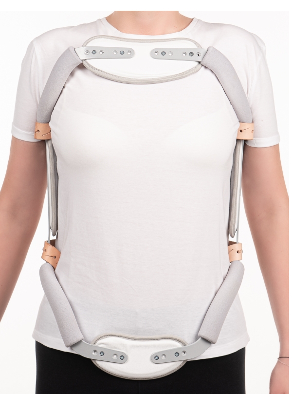 ONE JEWETTA ORTHOPAEDIC CORSET WITH A „V” POSTERIOR PELOTTE